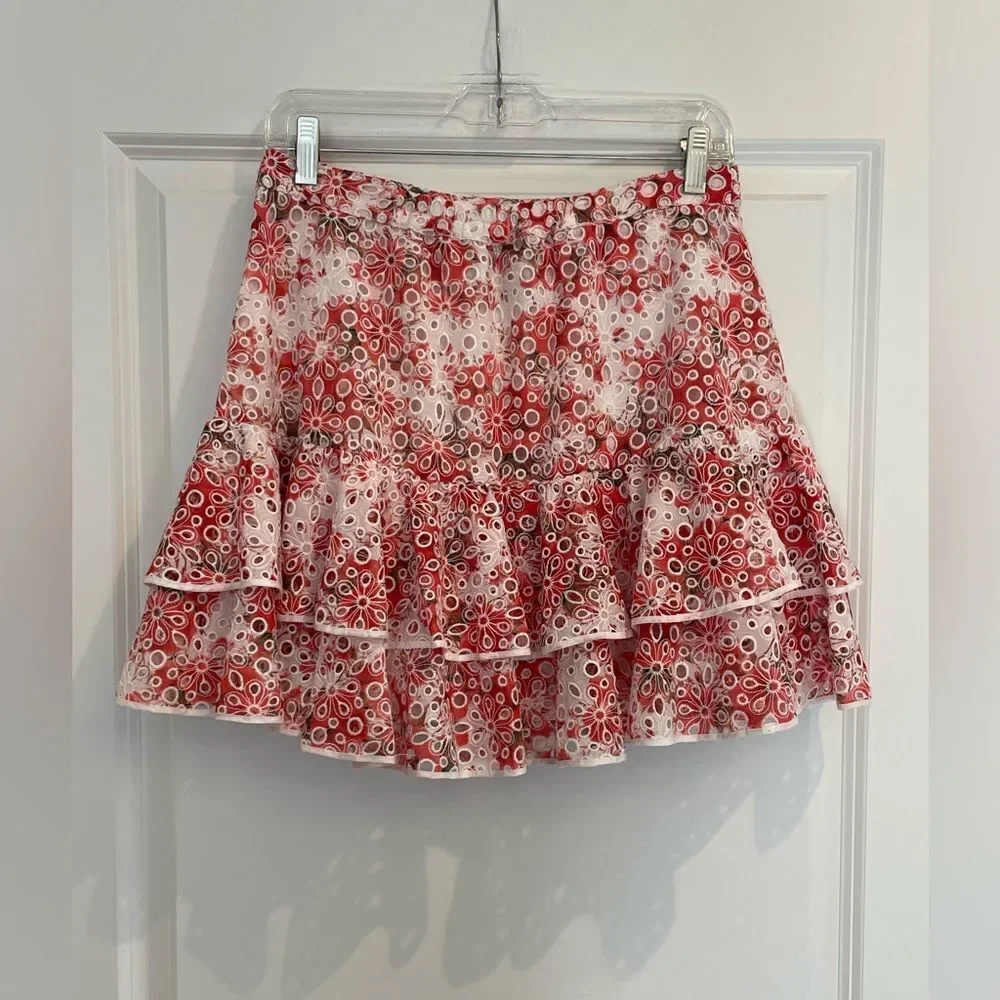 Charo Ruiz Red and White Floral Mini Dress - Picture 6 of 10